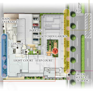 Brillia 青葉荏田　緑の中に緑の邸宅　ランドスケープ