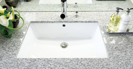 Brillia 浜田山 Sanitary 水周り 天然御影石カウンター&シングルレバー混合水栓