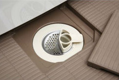 Brillia 成増 ステーションフロント　Powder Room　浴室・洗面　ささっとキレイ排水口