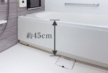 Brillia センター南　Bath Room　バスルーム　低床式バス