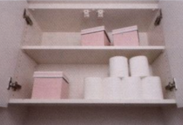 Brillia レイクタウン パークサイド Powder Room & Lavatory 洗面室&トイレ トイレ吊戸棚