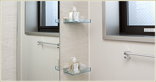 Brillia 品川大井町　Bath Room　浴室　浴室小物棚