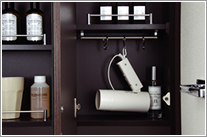 Brillia 西荻窪　Powder Room　浴槽・洗面　ドライヤーフック