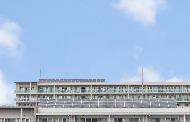 Brillia 多摩ニュータウン 　環境配慮のための省エネ設備　太陽光発電