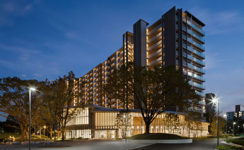 Brillia 多摩ニュータウン 　メインエントランス外観