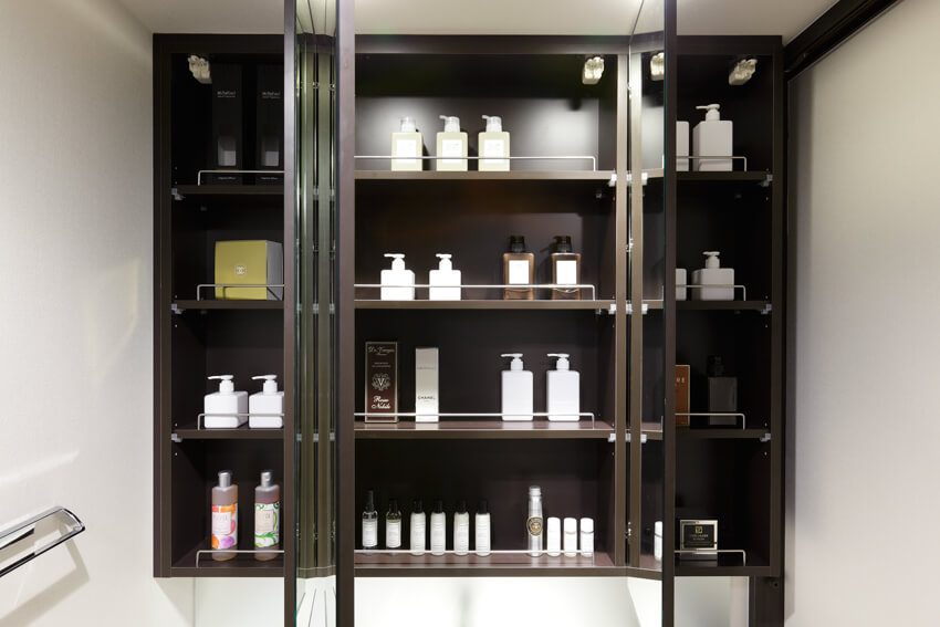 Brillia 多摩ニュータウン 　三面鏡裏収納