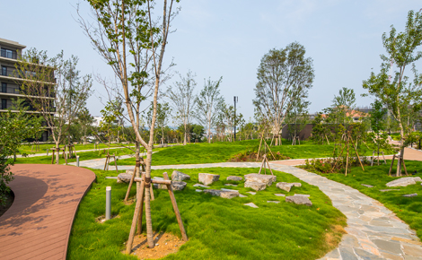 Brillia City 横浜磯子　広大な空地は敷地の75%