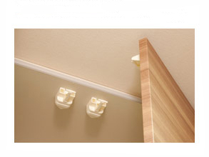 Brillia 日本橋浜町 　Safety　防災　耐震ラッチ付吊戸棚