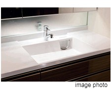 Brillia 日本橋浜町 　Sanitary　洗面・トイレ　洗面ボウル一体型カウンター