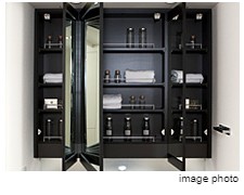 Brillia 日本橋浜町 　Sanitary　洗面・トイレ　収納付三面鏡