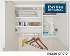 Brillia 日本橋浜町 　Sanitary　洗面・トイレ　洗濯機上の吊戸棚