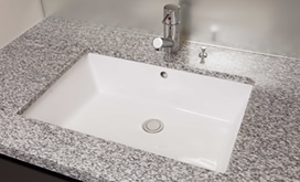 Brillia 駒沢大学　Powder Room　洗面　天然御影石洗面台