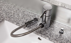 Brillia 駒沢大学　Powder Room　洗面　ヘッド引出し水栓