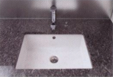 Brillia 大井仙台坂 　Powder Room　洗面・トイレ　天然石カウンタートップ