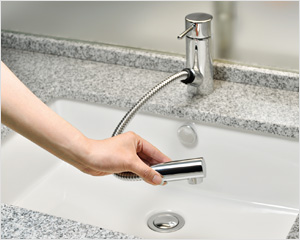 スカイズ タワー＆ガーデン　Dressing Room　洗面室　ハンドシャワー水栓