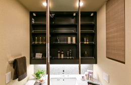 Brillia Tower 池袋　三面鏡裏収納