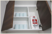 Brillia 武蔵中原　Sanitary　水周り　トイレ吊戸棚