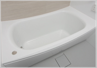 Brillia 横浜仲町台　Powder Room　浴室・洗面　クレイドル浴槽