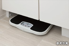 Brillia 中野 　Powder Room　洗面　ヘルスメータースペース