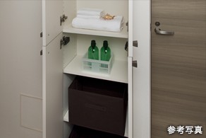 Brillia 中野 　Powder Room　洗面　リネン庫