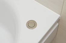 Brillia 下丸子　Powder Room　浴室・洗面　ワンプッシュ排水栓