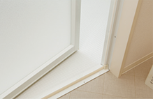 Brillia 下丸子　Powder Room　浴室・洗面　スッキリドア