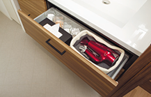 Brillia 下丸子　Powder Room　浴室・洗面　ボウル下引出し収納