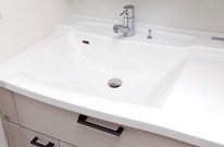 Brillia 大山 The Residence　Powder Room　洗面　人造大理石ボール一体型カウンター