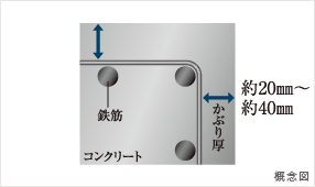 Brillia 仙川 Structure 構造 コンクリートかぶり厚