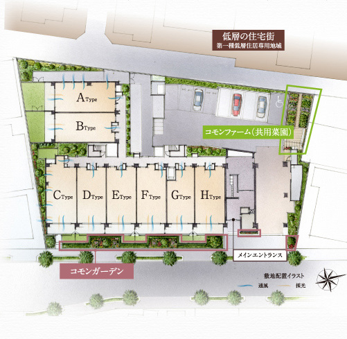 Brillia 狛江 Farm & Garden　緑に触れ、収穫する歓び