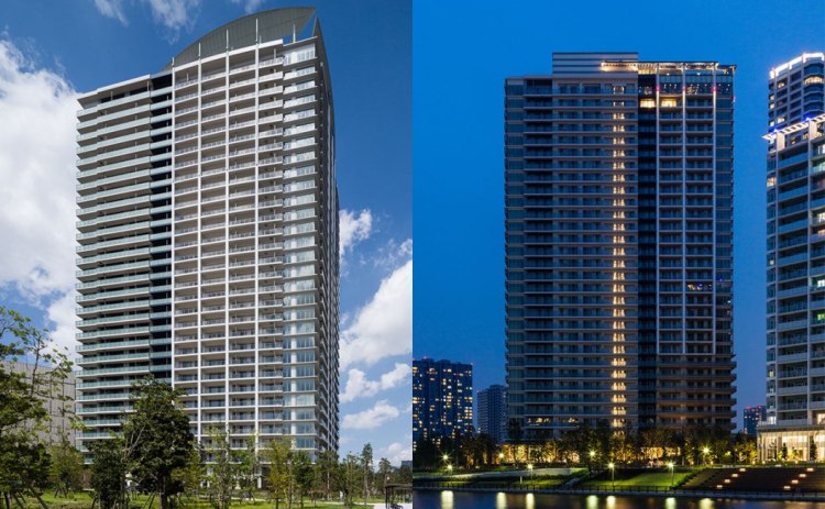 ベイズ タワー＆ガーデン　緑のなかに美しくたたずむ