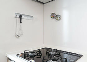 Brillia 上野松が谷　Kitchen　キッチン　ホーロークリーンキッチンパネル