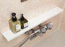 Brillia 上野松が谷　Bath Room　浴室　とるピカスリムカウンター