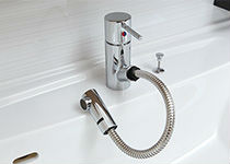 Brillia 上野松が谷　Powder Room　洗面　シングルレバー混合水栓