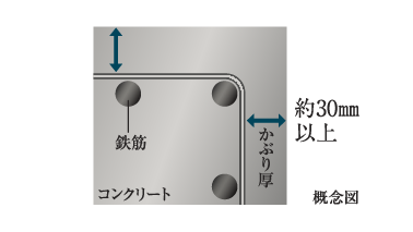 Brillia 山手動坂グランスイート　Structure　構造　コンクリートかぶり厚