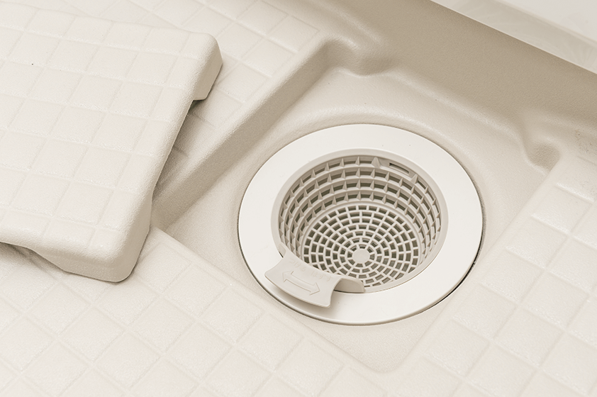 Brillia 山手動坂グランスイート　Bath Room　浴室　くるりんポイ排水口