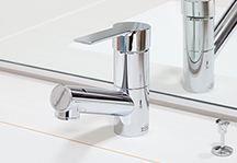 Brillia 都筑ふれあいの丘　Powder Room　洗面　洗面シングルレバー混合水栓