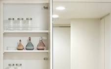 Brillia 東小金井 Powder Room 洗面 鏡裏収納