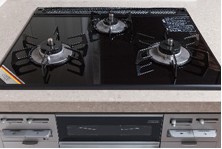 Brillia 鷺沼　Kitchen　キッチン　ガラストップコンロ