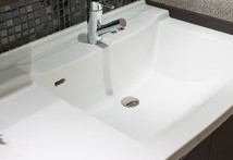 Brillia 鷺沼　Sanitary Room　浴室・洗面・トイレ　ボウル一体型人造大理石カウンタートップ