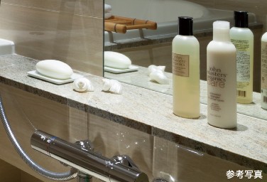 Brillia THE RESIDENCE TOKYO YAESU AVENUE　Bathroom　浴室　天然御影石カウンター