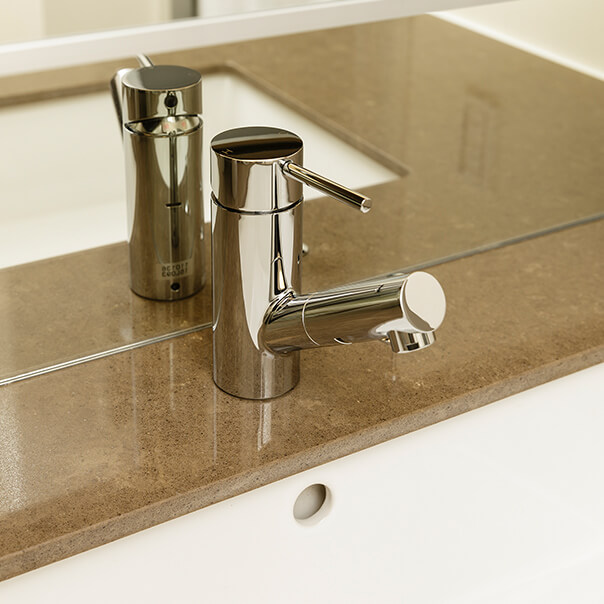 Brillia Tower 上野池之端　Dressing Room　洗面室　シングルレバー混合水栓