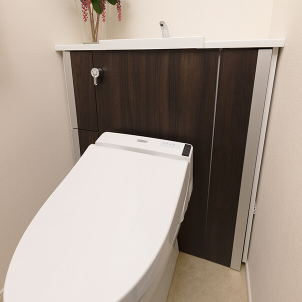 Brillia Tower 上野池之端　Toilet　トイレ　キャビネット付トイレ