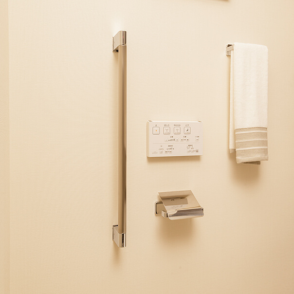 Brillia Tower 上野池之端　Toilet　トイレ　トイレ手摺