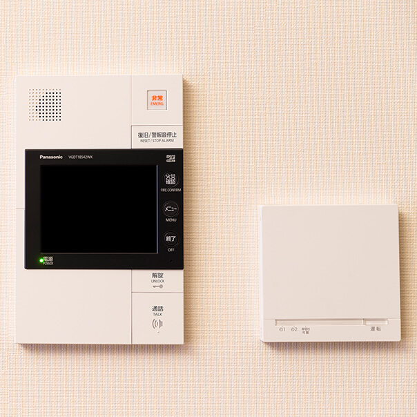 Brillia Tower 上野池之端　Amenity 　居室設備　録音・録画機能付インターホン