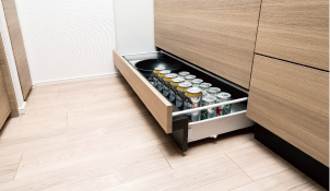 Brillia 東戸塚　Kitchen　キッチン　巾木収納