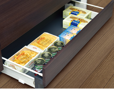 Brillia 品川戸越 耀邸　Kitchen　キッチン　ドアパネルコンテナ