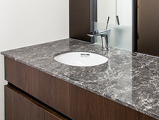 Brillia 高輪 The House　Bath Room・Powder Room　浴室・洗面　手洗いカウンター