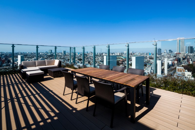 Brillia Tower 代々木公園 CLASSY　Public area　共用施設　プライベートテラス