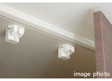 Brillia Tower 代々木公園 CLASSY　Safety　防災　耐震ラッチ付きキッチン吊り戸棚